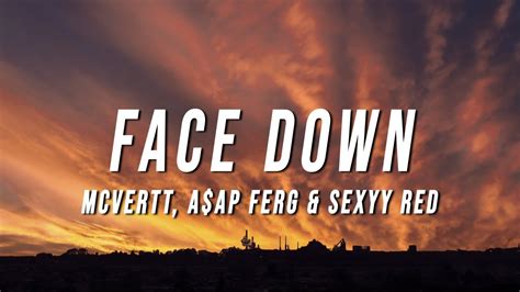 face down lyrics sexyy red|face down by mcvertt.